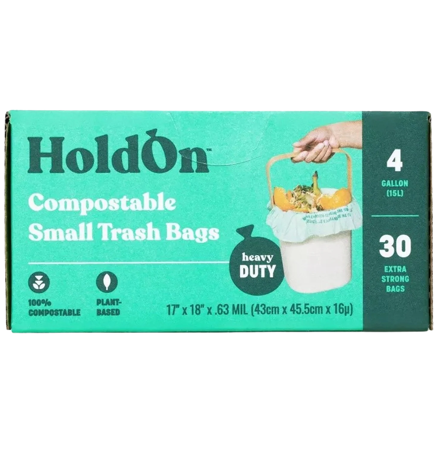 Compostable Small Space 4 Gal Trash Bags (30 CT)