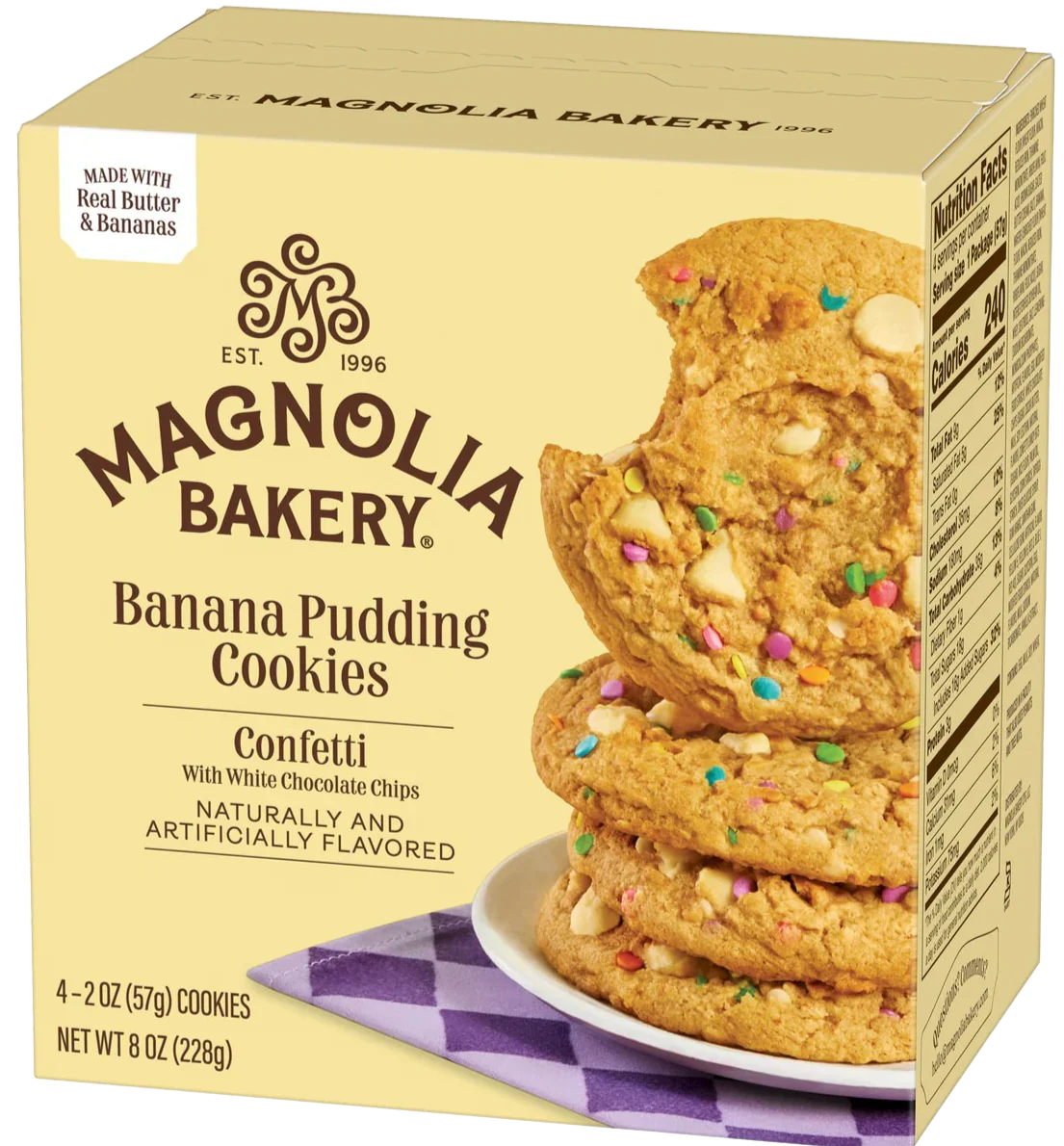 Confetti Banana Pudding Cookies