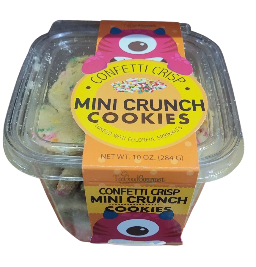 Confetti Crisp Mini crunch cookies