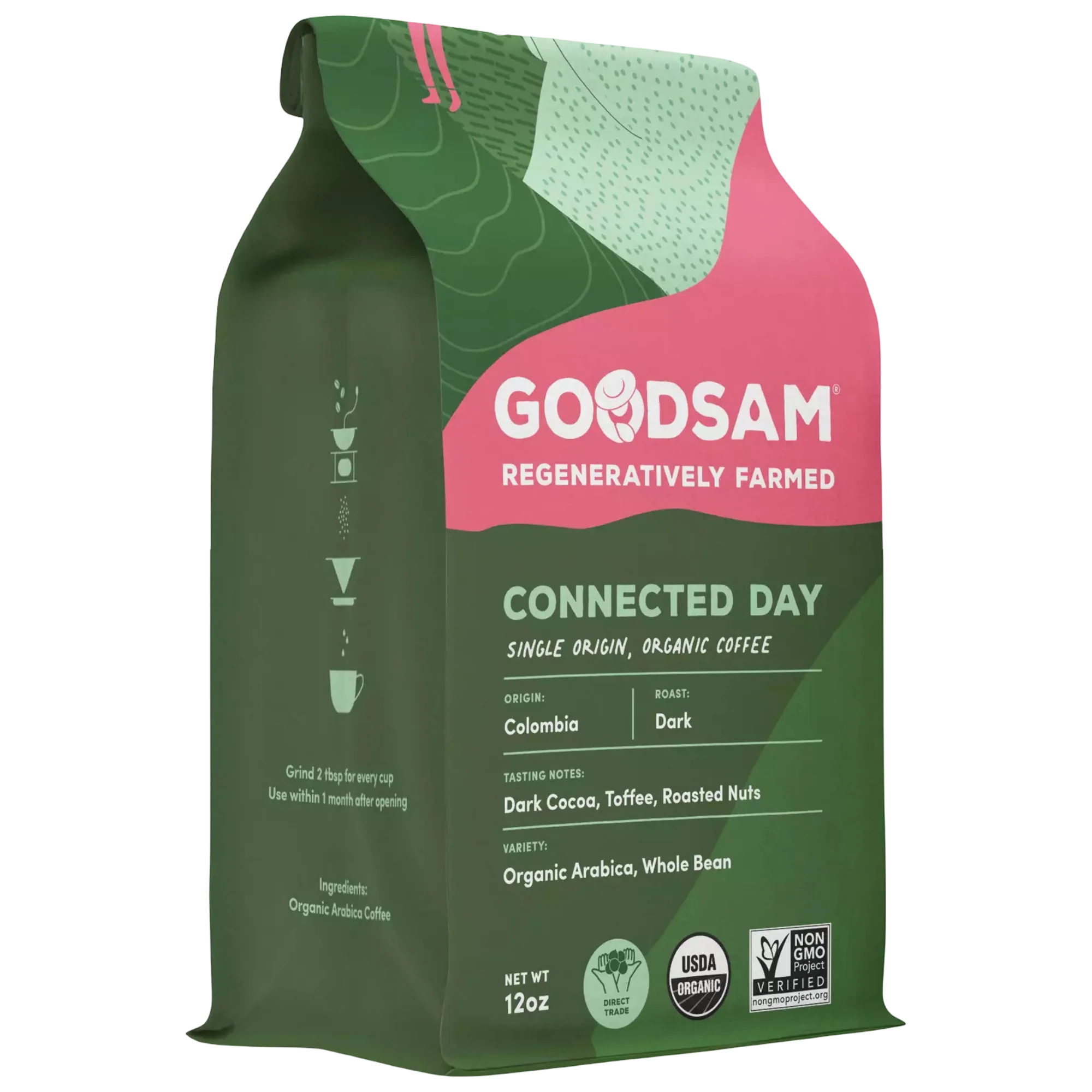Connected Day Dark Roast Whole Bean Coffee