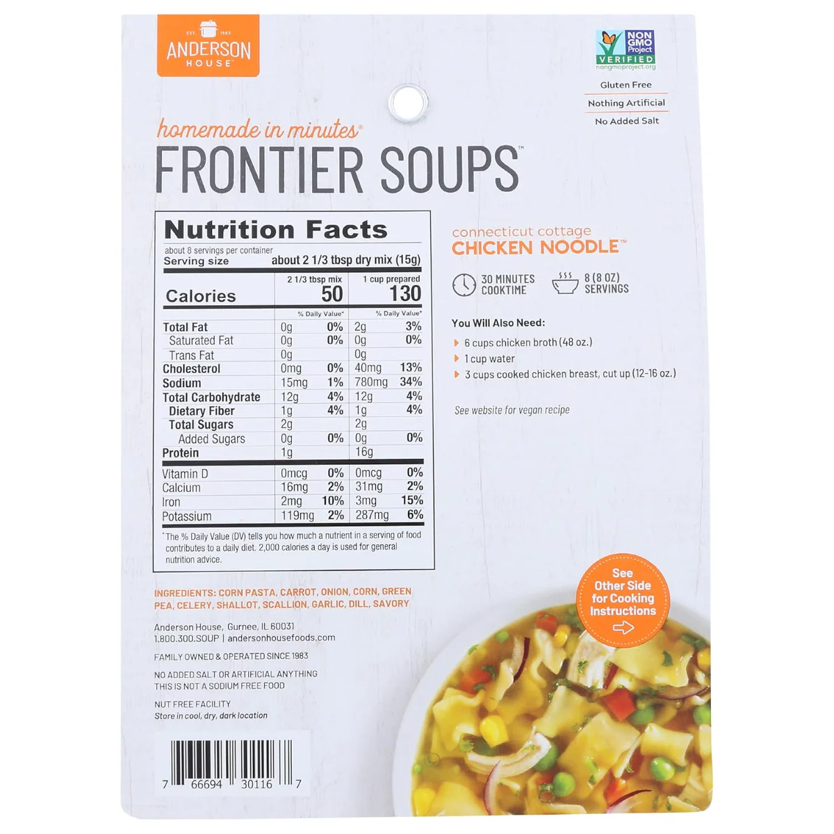 Connecticut Cottage Chicken Noodle Soup Mix - Image 2