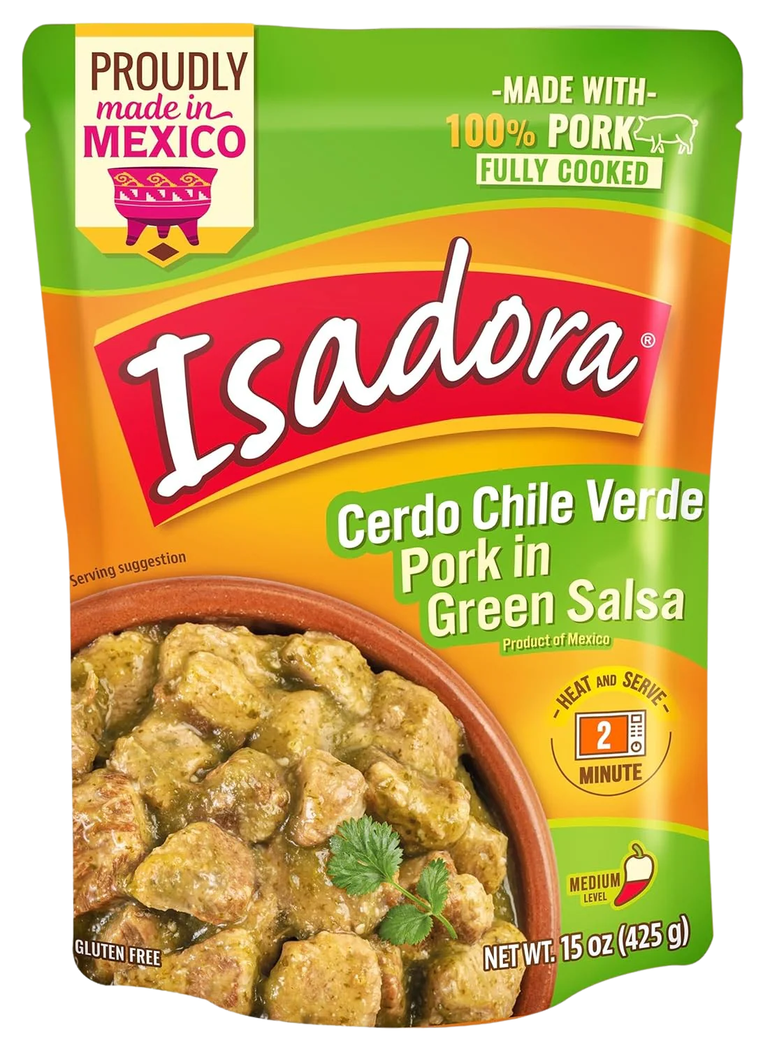 Cooked Pork Green Salsa Verde RTE (8 Pack) - Image 2