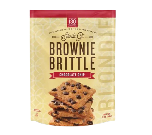 Chocolate Chip Brownie Brittle Blondies