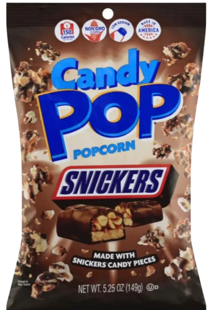 Snickers Candy Pop Popcorn