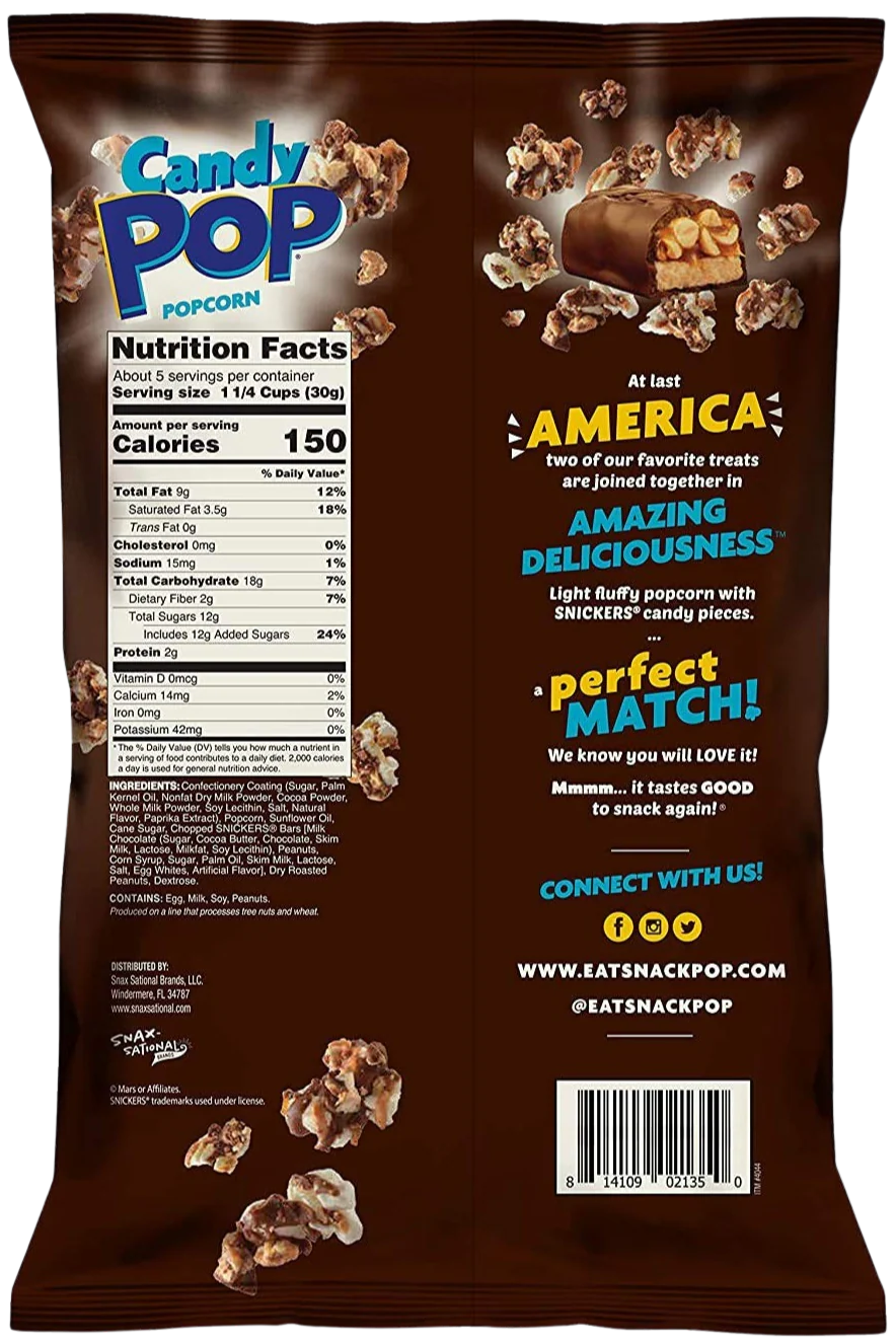 Snickers Candy Pop Popcorn - Image 2