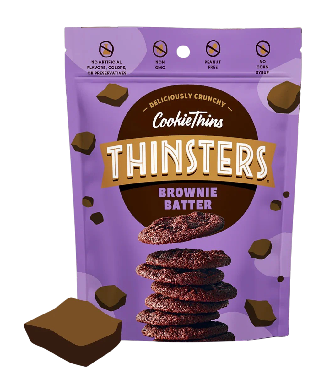 Cookie Thins Thinsters Variety Pack - Chocolate Chip, Toasted Coconut, Vanilla Bean, Key Lime Pie, Brownie Batter, Meyer Lemon (6 Pack) - Image 4