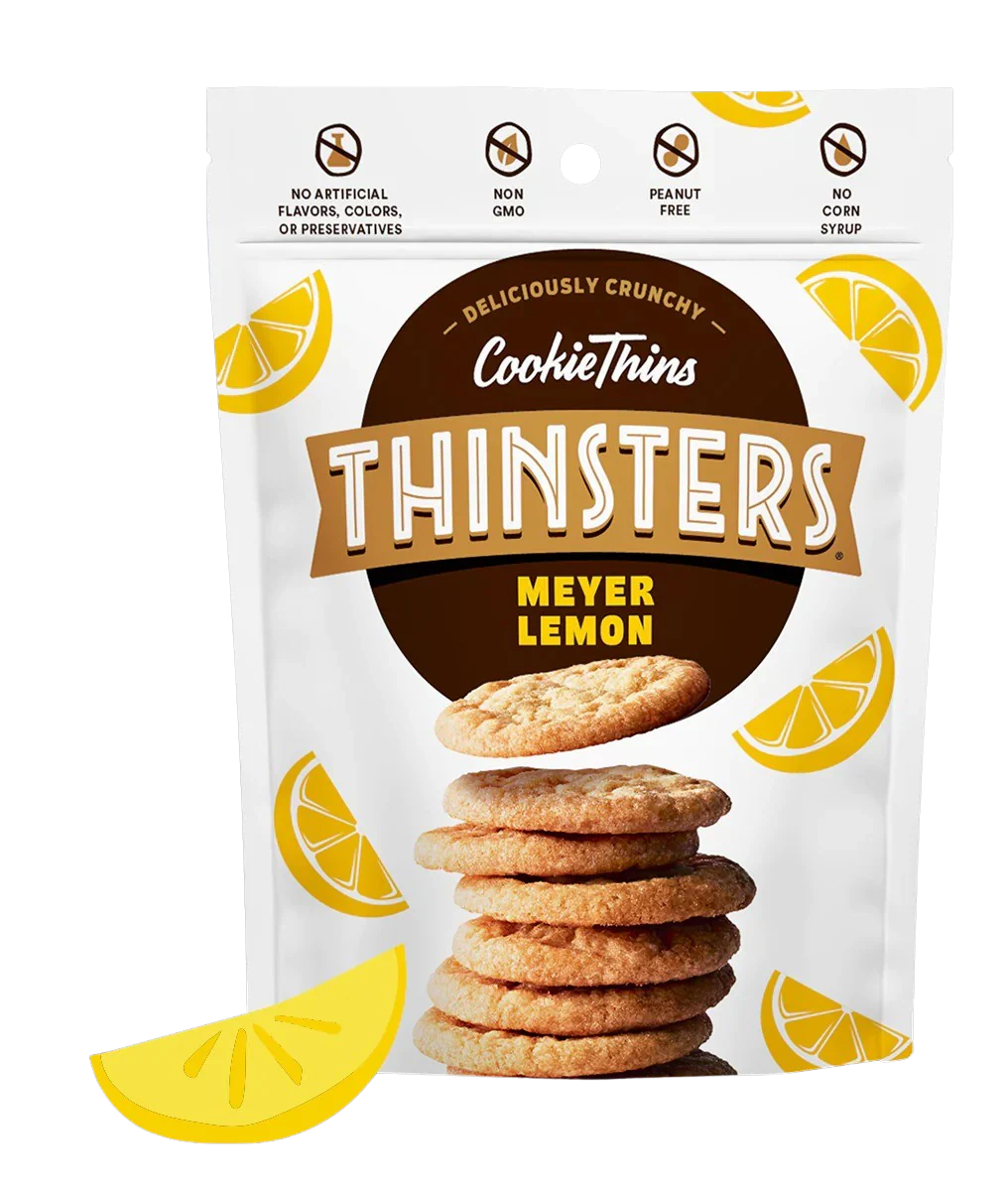 Cookie Thins Thinsters Variety Pack - Chocolate Chip, Toasted Coconut, Vanilla Bean, Key Lime Pie, Brownie Batter, Meyer Lemon (6 Pack) - Image 6