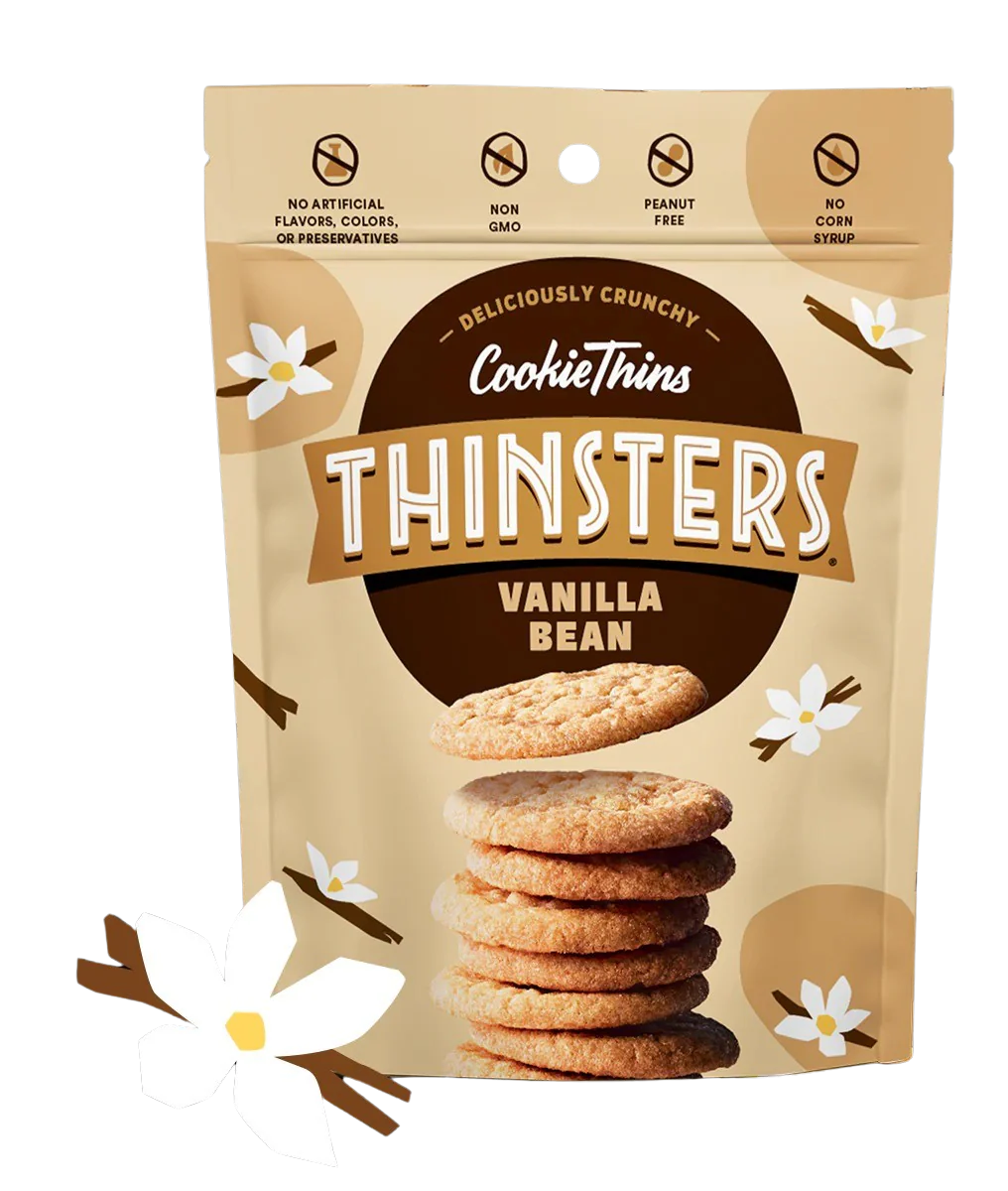 Cookie Thins Thinsters Variety Pack - Chocolate Chip, Toasted Coconut, Vanilla Bean, Key Lime Pie, Brownie Batter, Meyer Lemon (6 Pack) - Image 8