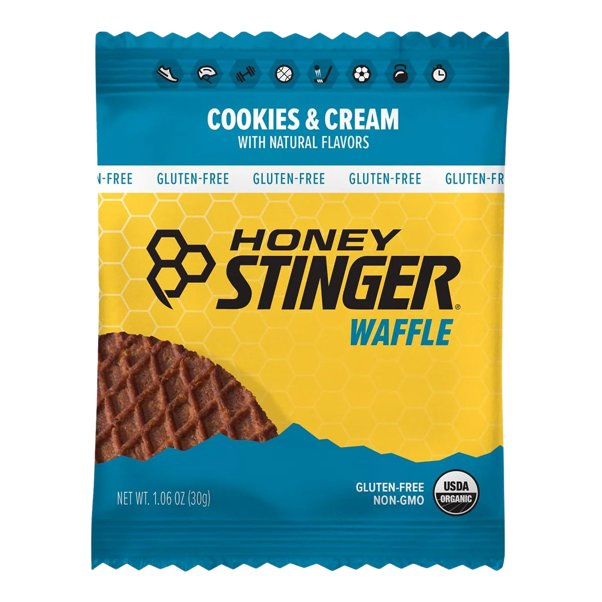 Cookies and Cream Energy Waffle (12 Pack) - Image 2