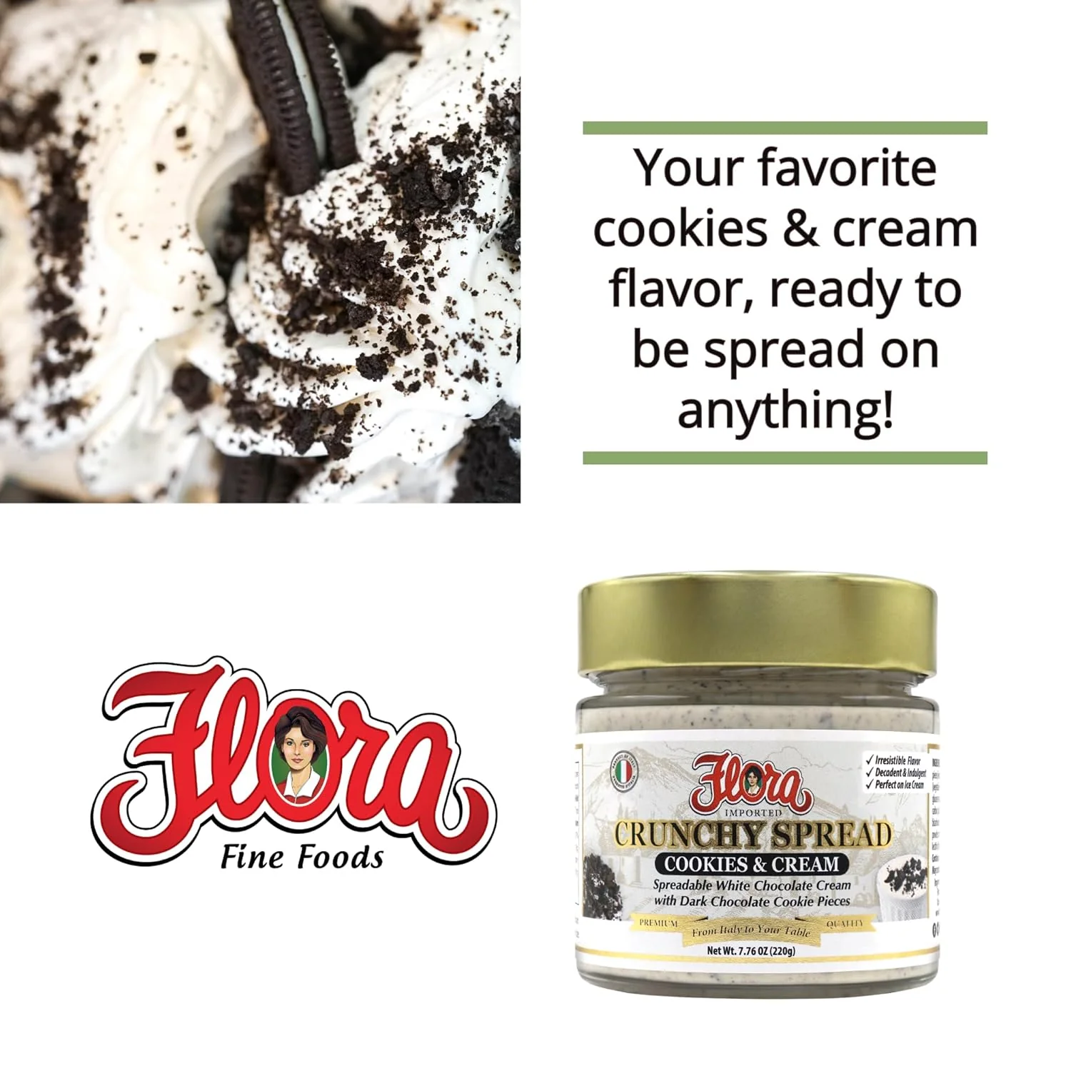 Cookies & Cream Crunchy Spread - Image 2