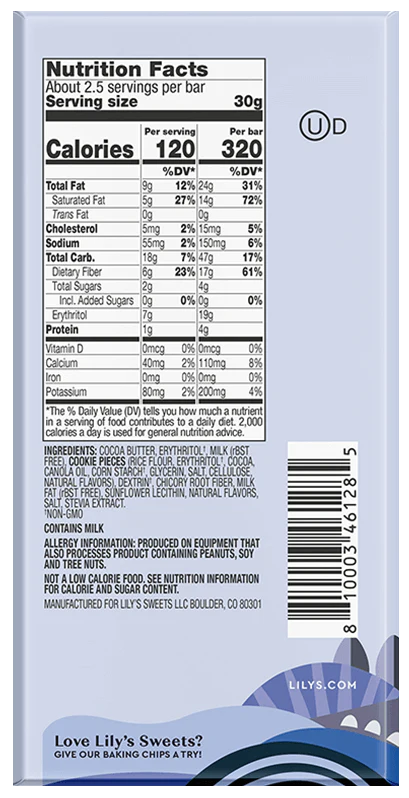 Cookies & Cream White Chocolate Bar - Image 3