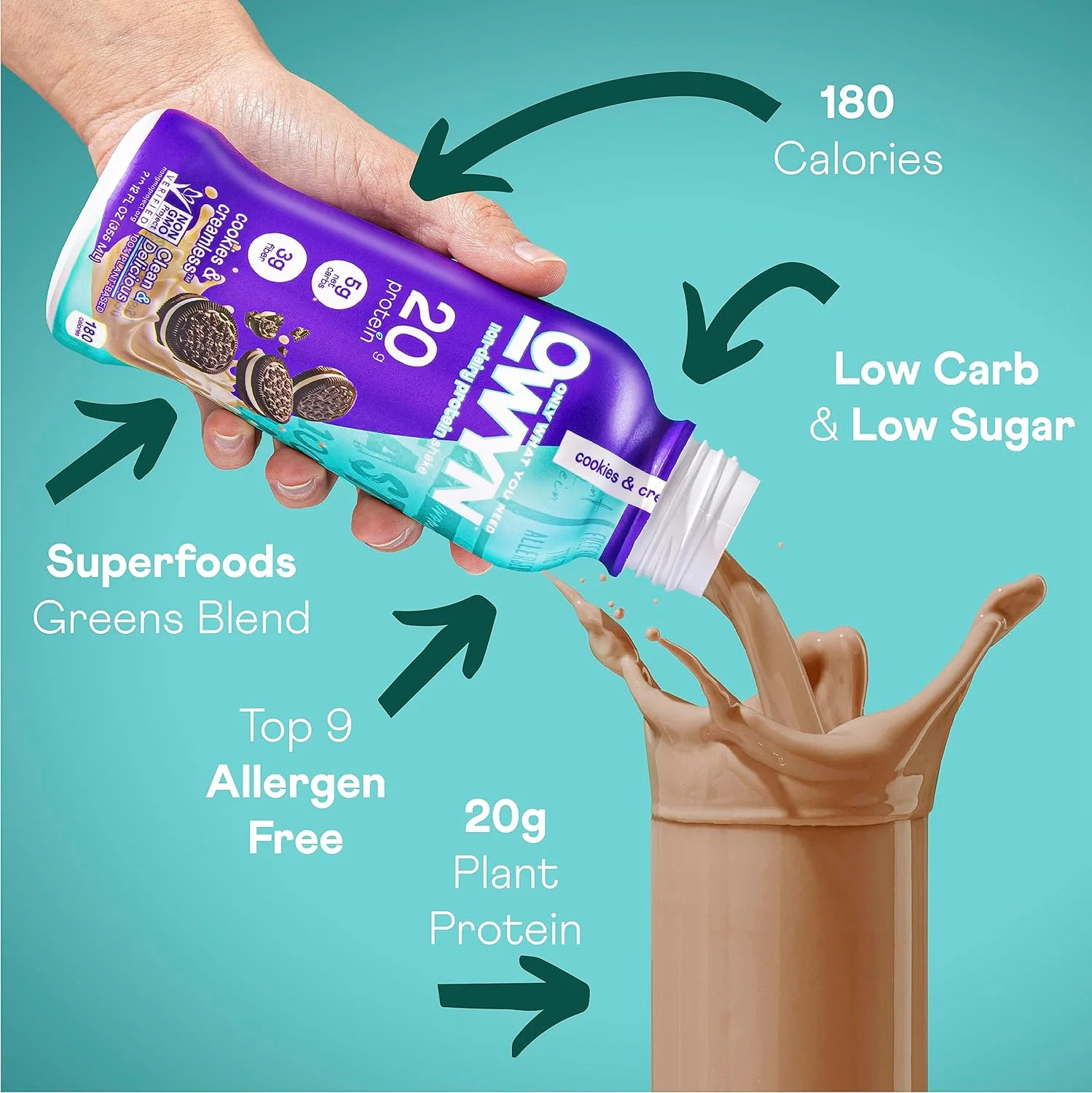 Cookies & Creamless Protein Shake (2 Pack) - Image 4
