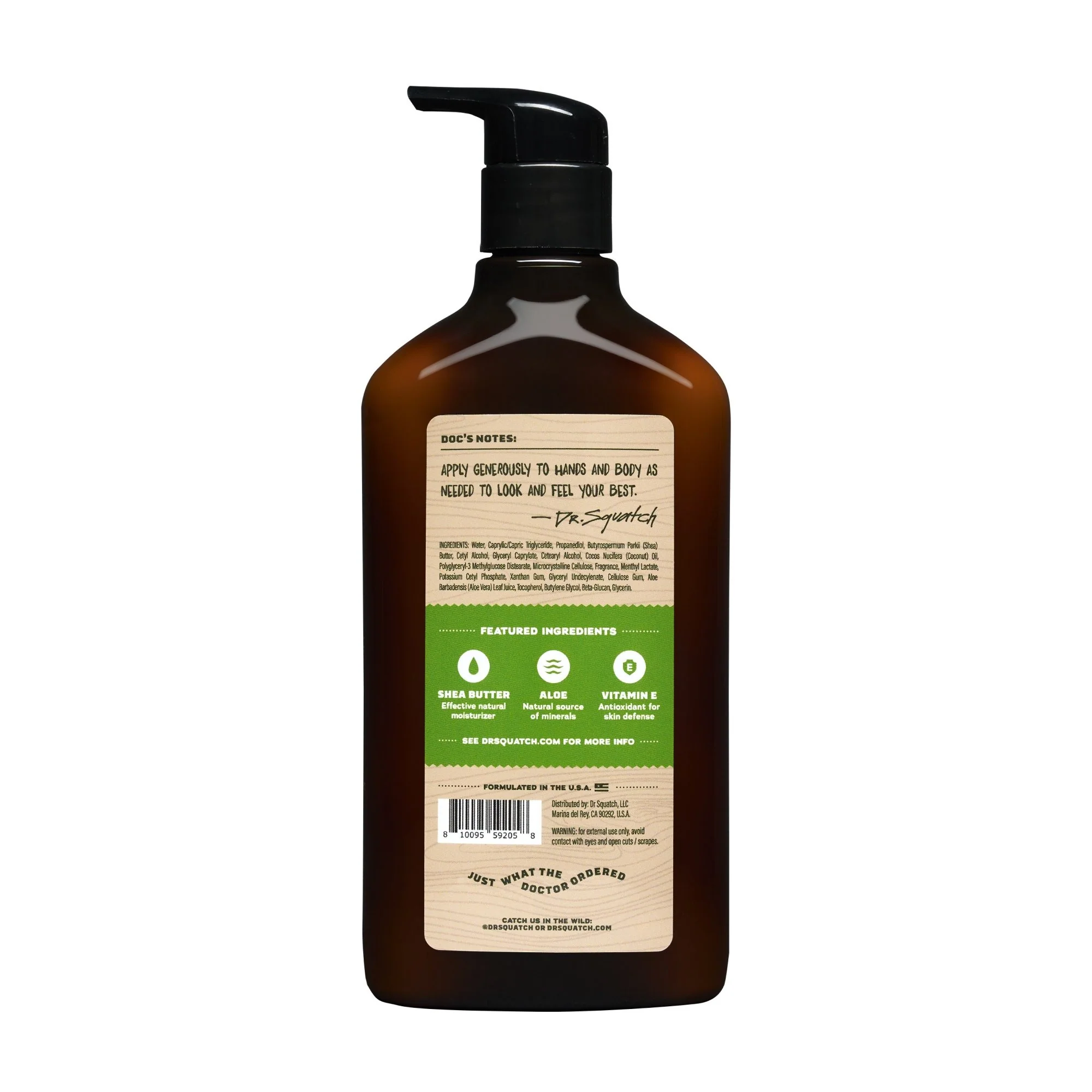 Cool Fresh Aloe Men's Natural Lotion - Image 2