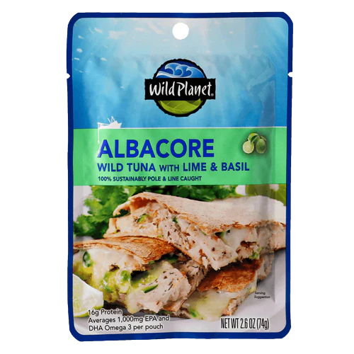 Wild Albacore Tuna with Lime & Basil (12 Pack Case) - Image 2
