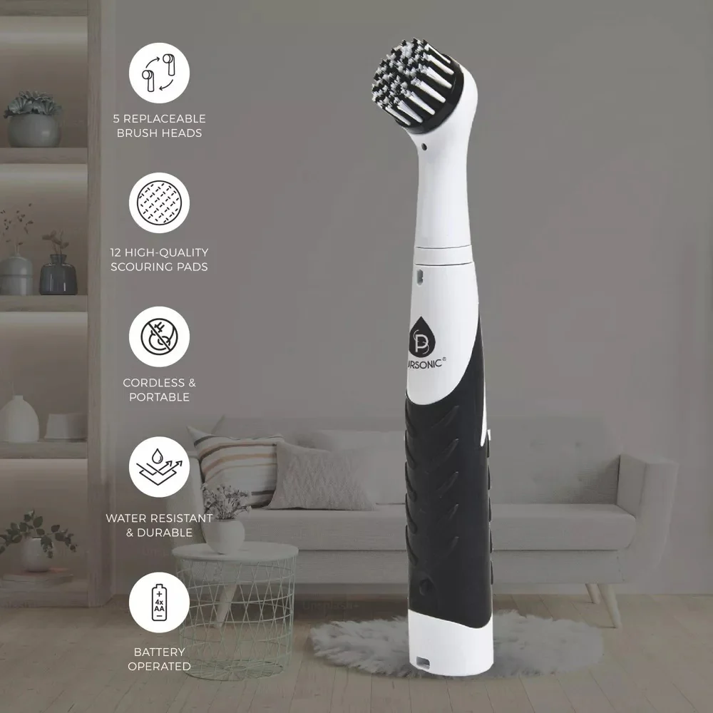 Cordless Power Scrubber Cleaning Brush - Image 3