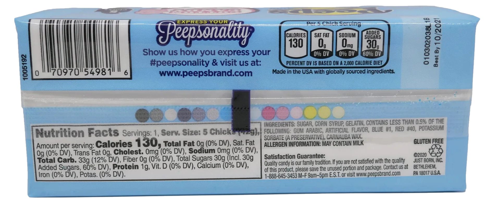 Cotton Candy Flavored Marshmallow Chicks (6 Pack) - Image 4