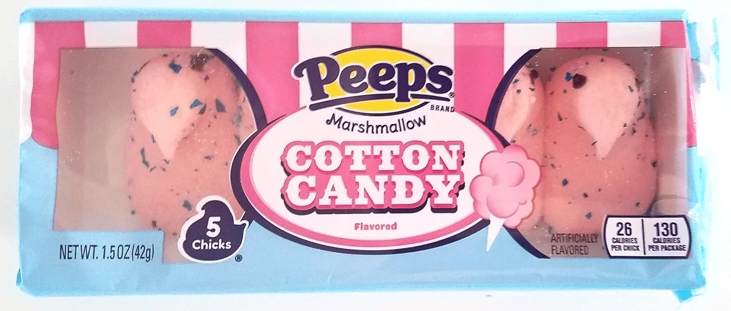 Cotton Candy Flavored Marshmallow Chicks (24 Pack) - Image 2
