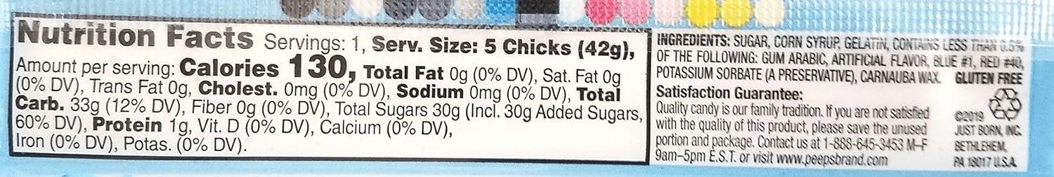 Cotton Candy Flavored Marshmallow Chicks (24 Pack) - Image 3