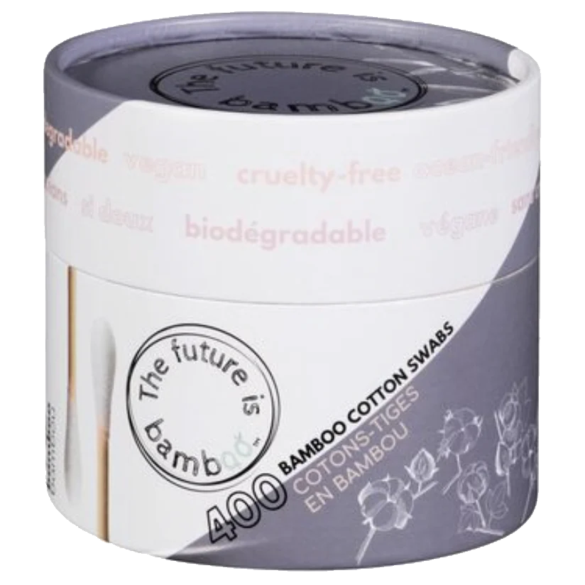 100% Bamboo Cotton Swabs (400 CT)