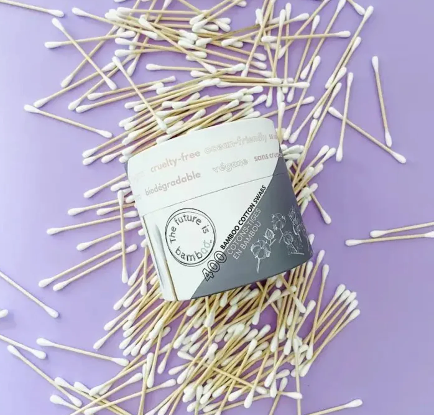 100% Bamboo Cotton Swabs (400 CT) - Image 3