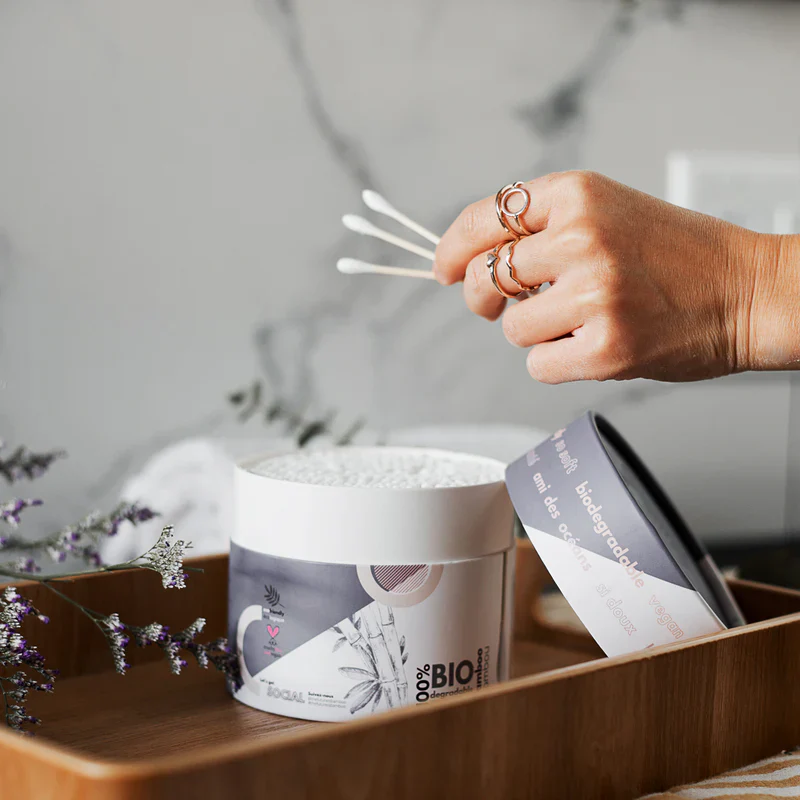 100% Bamboo Cotton Swabs (400 CT) - Image 5