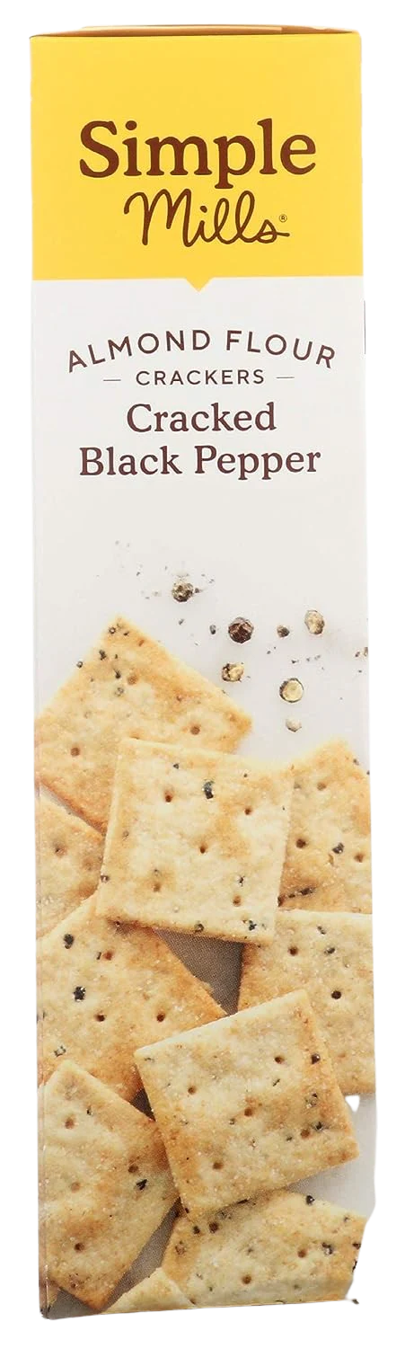 Cracked Black Pepper Almond Flour Crackers - Image 3