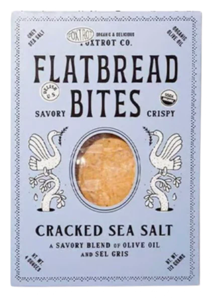 Organic Cracked Sea Salt Cracker Bites