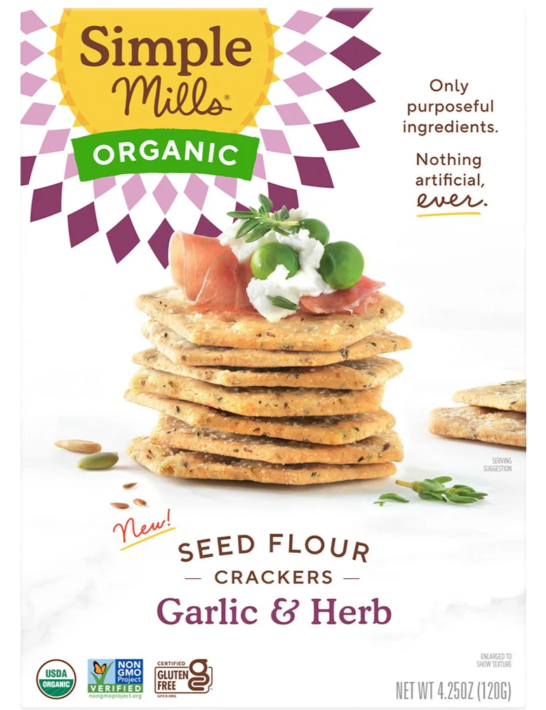 Organic Garlic Herb Seed Cracker
