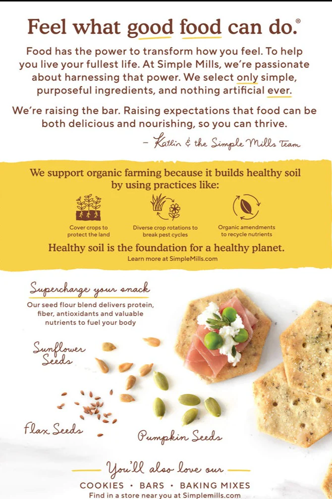 Organic Garlic Herb Seed Cracker - Image 2