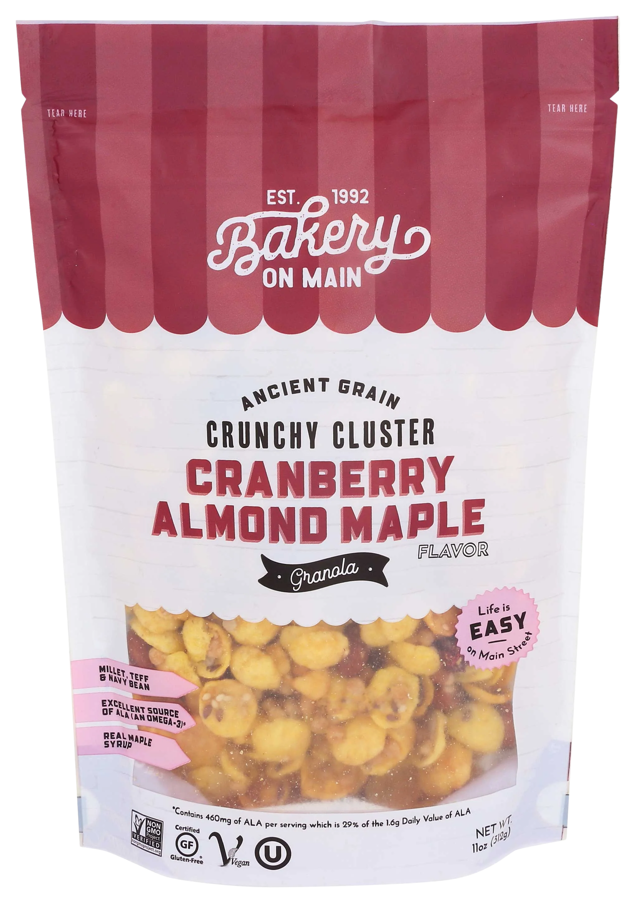 Cranberry Almond Maple Granola