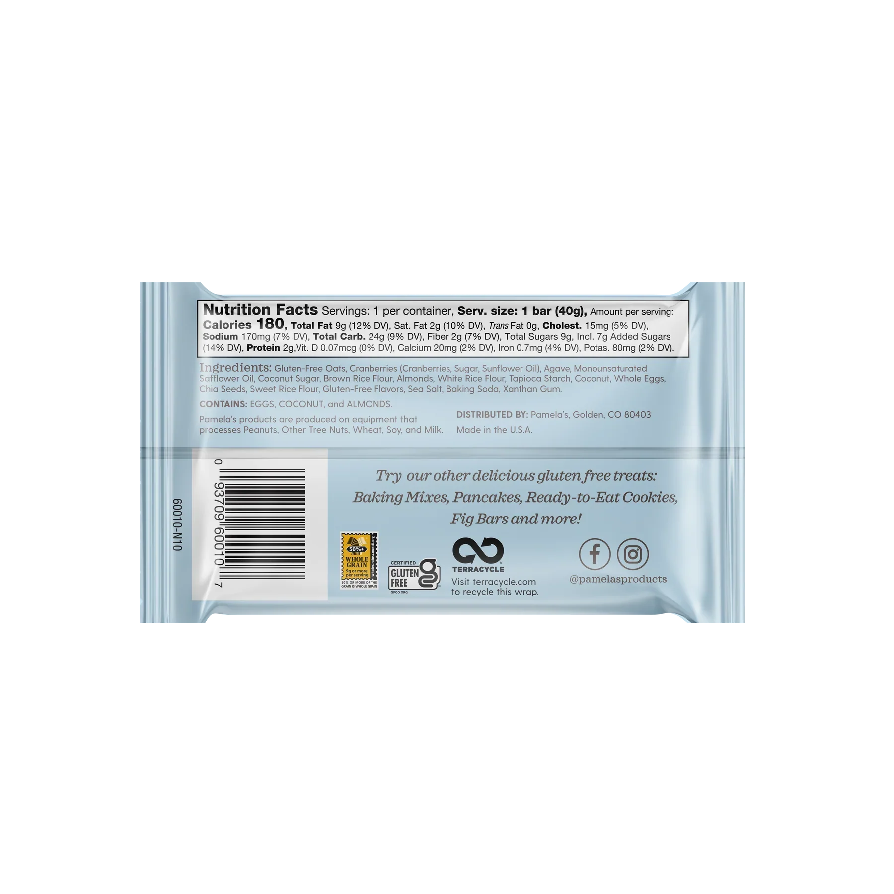 Cranberry Almond Whenever Bars (5 CT) - Image 2