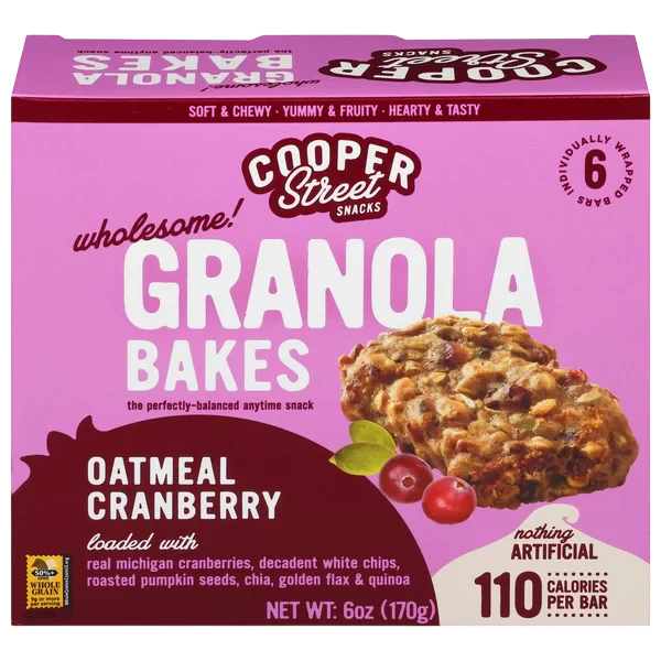 Granola Cookie Bakes - Oatmeal Cranberry (6 CT)
