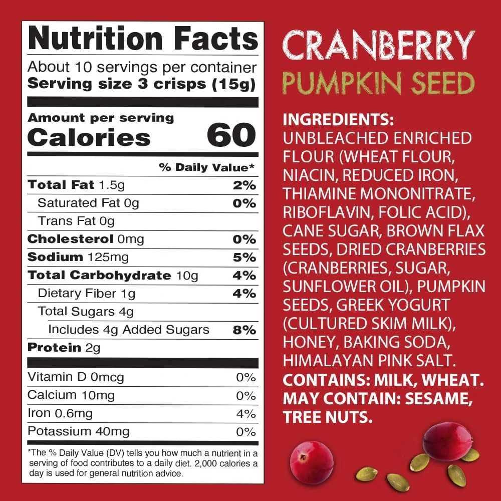 Cranberry Pumpkin Seed Crisp - Image 3