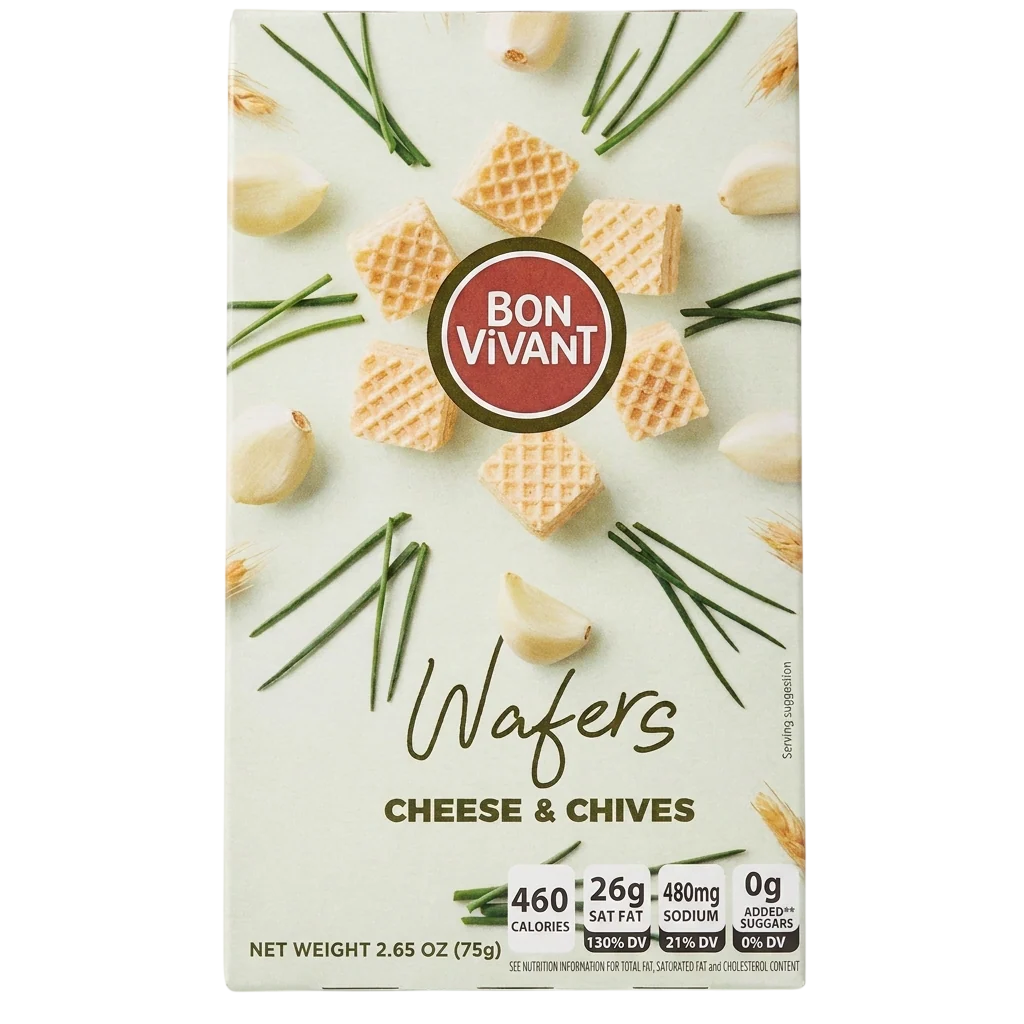 Cream Cheese & Chives Wafers Box