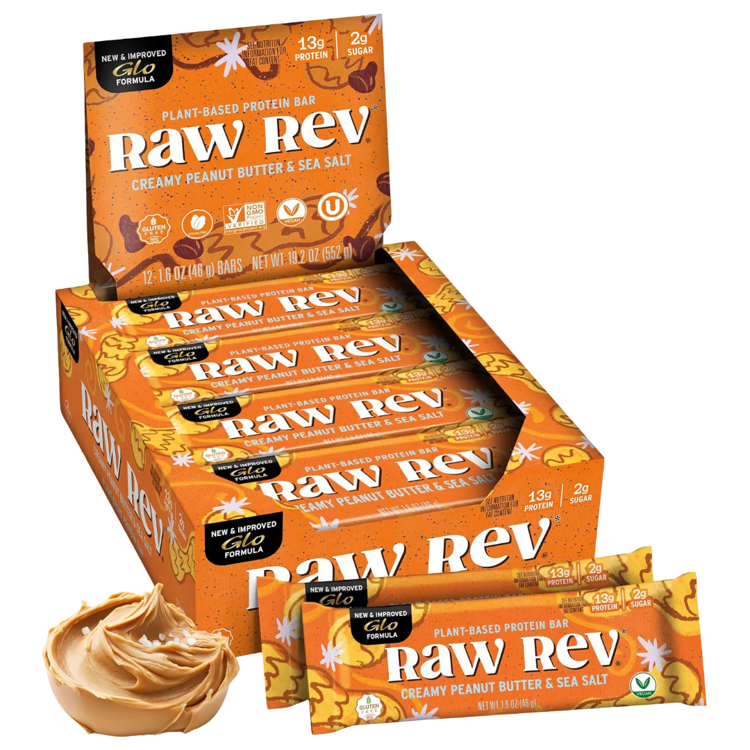 Creamy Peanut Butter & Sea Salt Vegan Protein Bars (12 CT)
