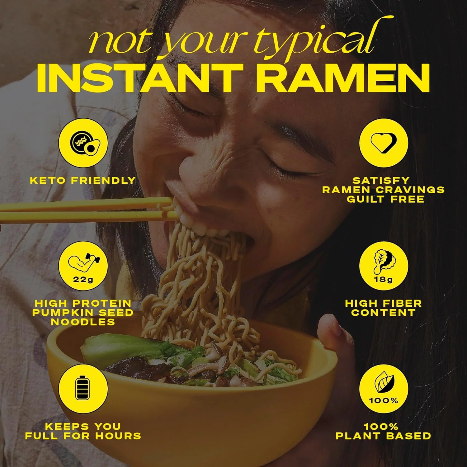 Creamy Plant Based Chicken Ramen (6 Pack) - Image 5