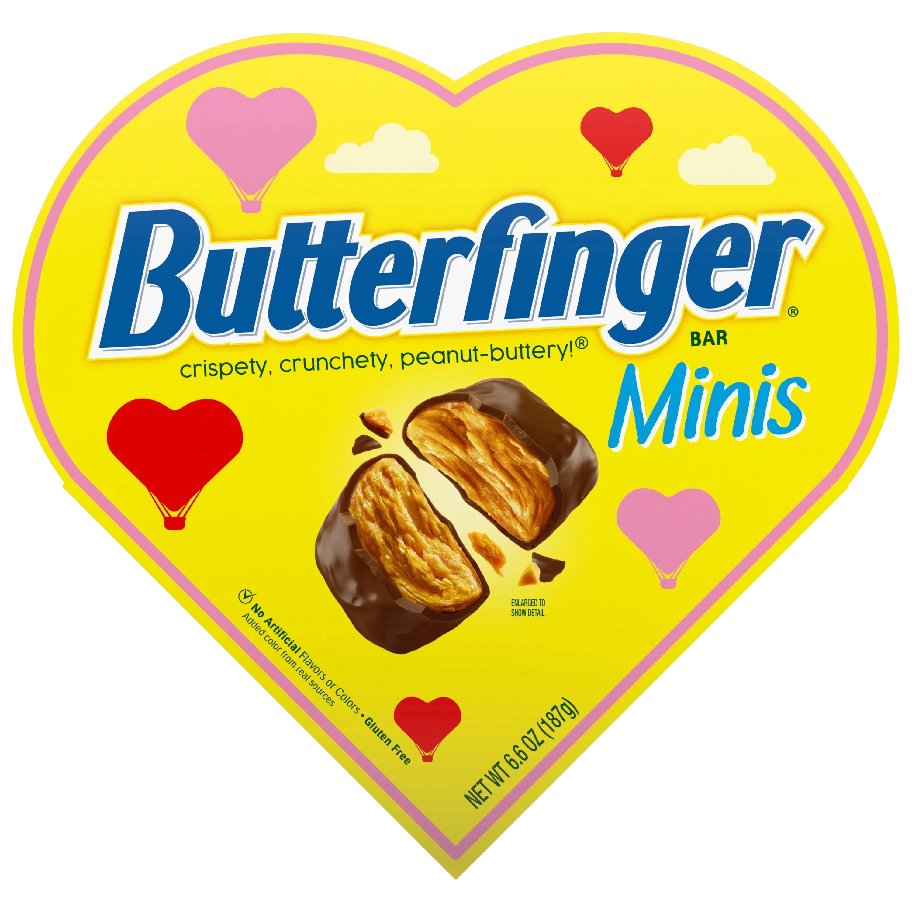 Crispety, Crunchety, Peanut-Buttery Minis - Valentines Day Heart Box