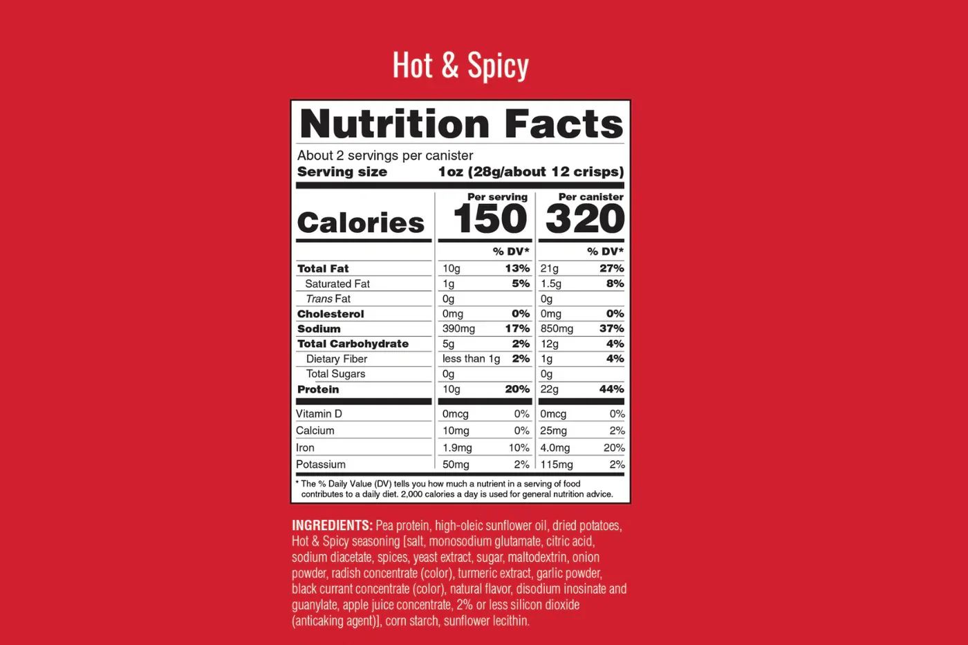 Crisps Protein Chips - Hot & Spicy - Image 3