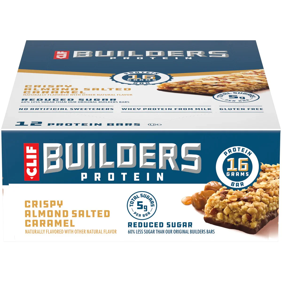 Crispy Almond Salted Caramel Protein Bars (12 CT) - Image 3