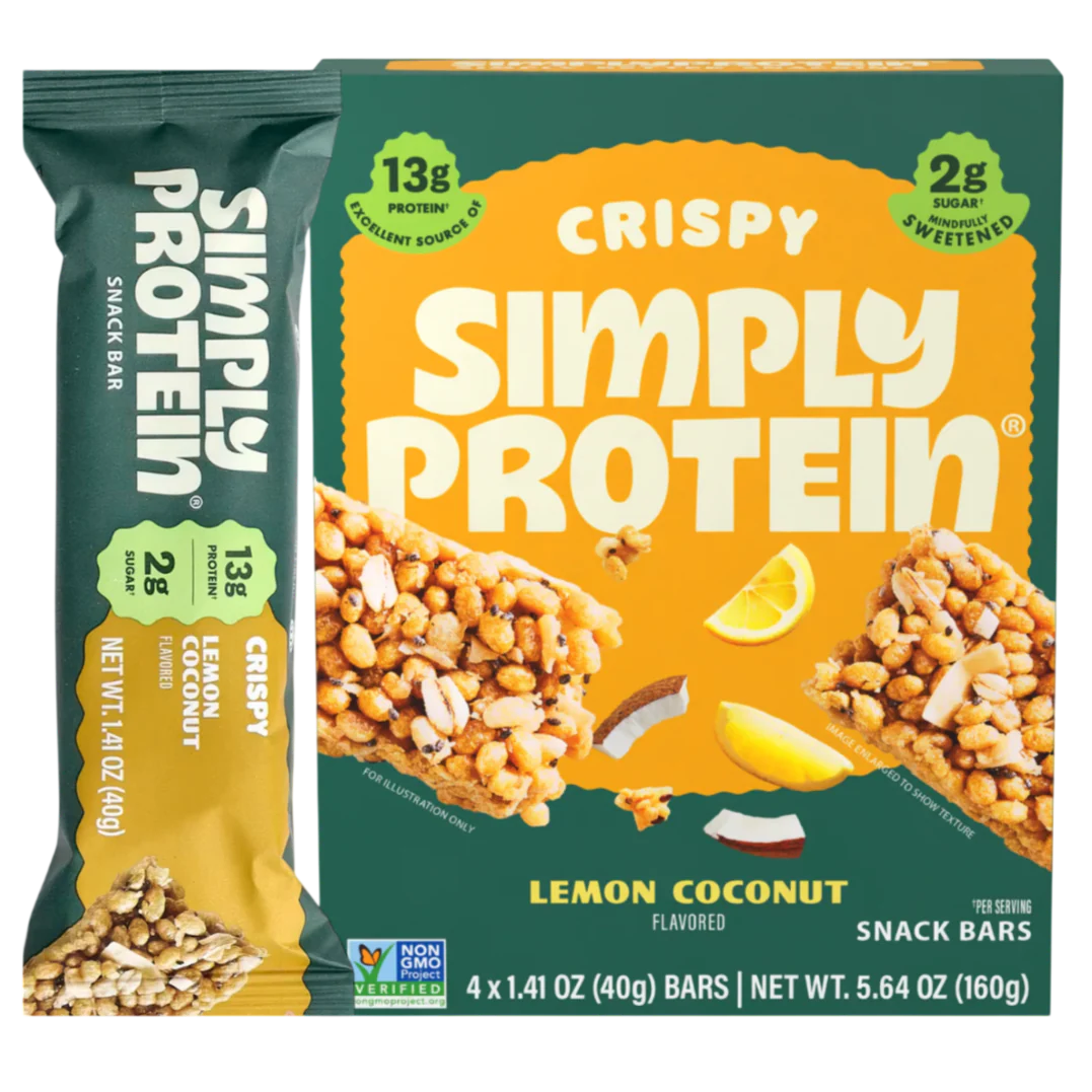 Crispy Bar Lemon Coconut (4 CT)