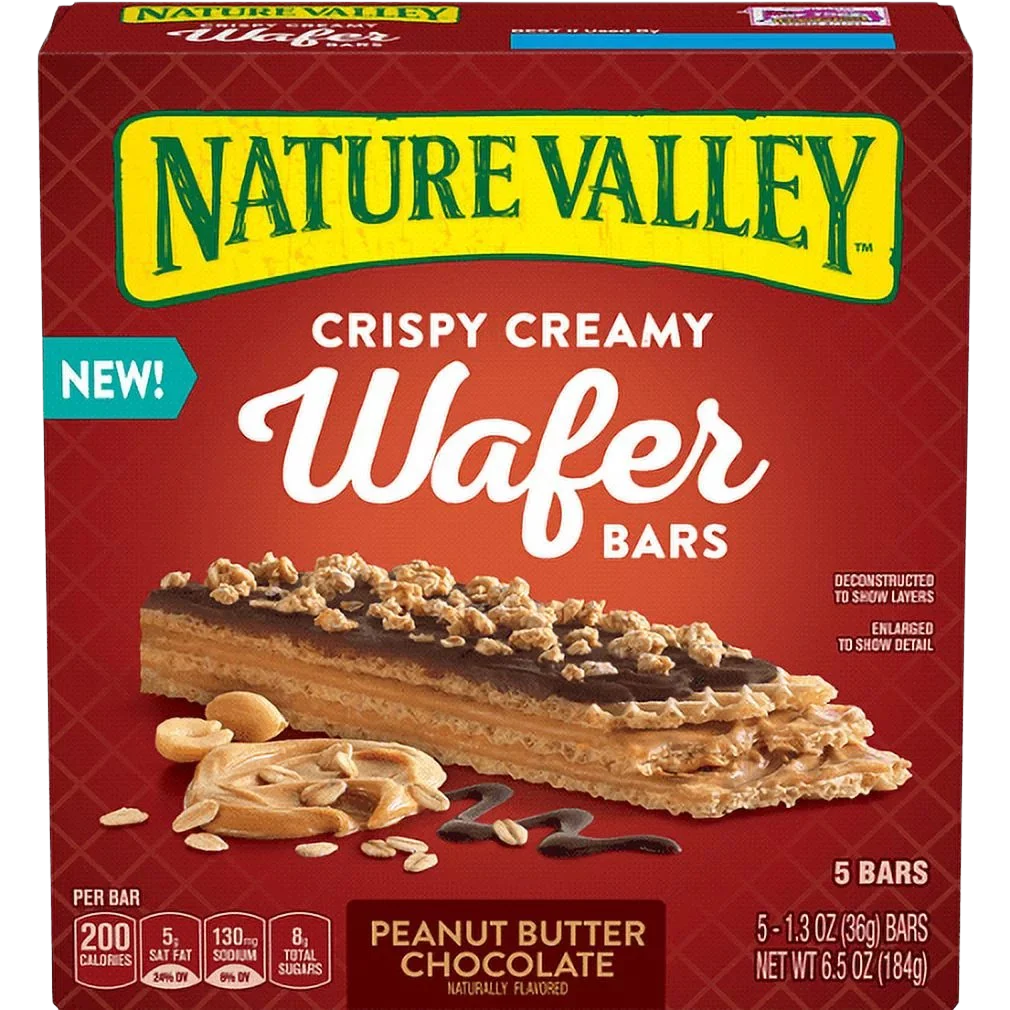Crispy Creamy Wafer Bars - Peanut Butter Chocolate (5 CT)