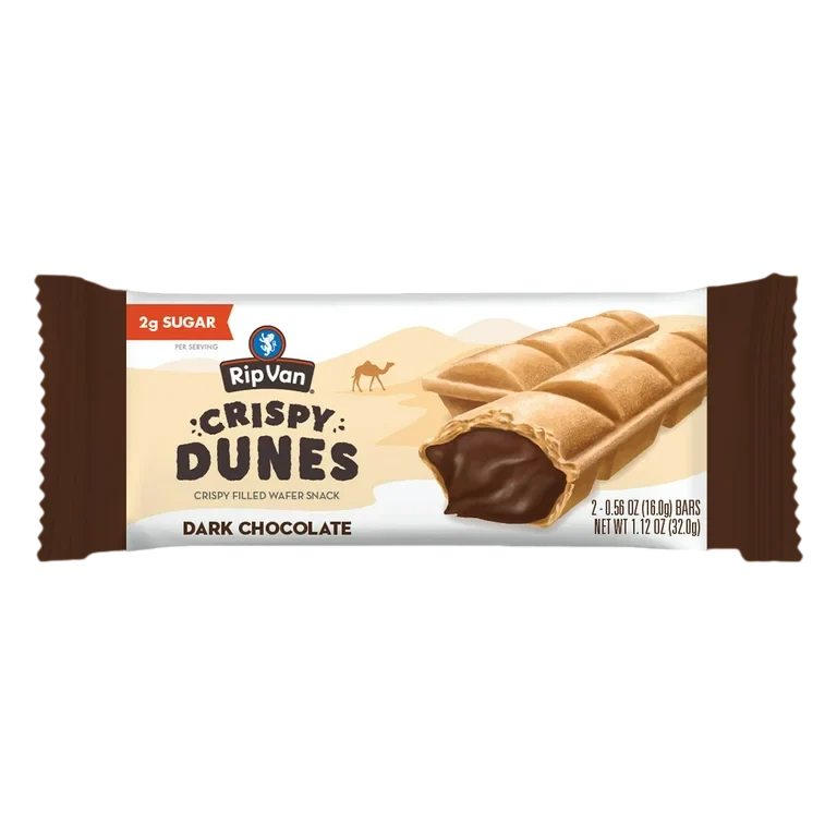 Crispy Dunes Dark Chocolate Filled Wafers (4 CT) - Image 3
