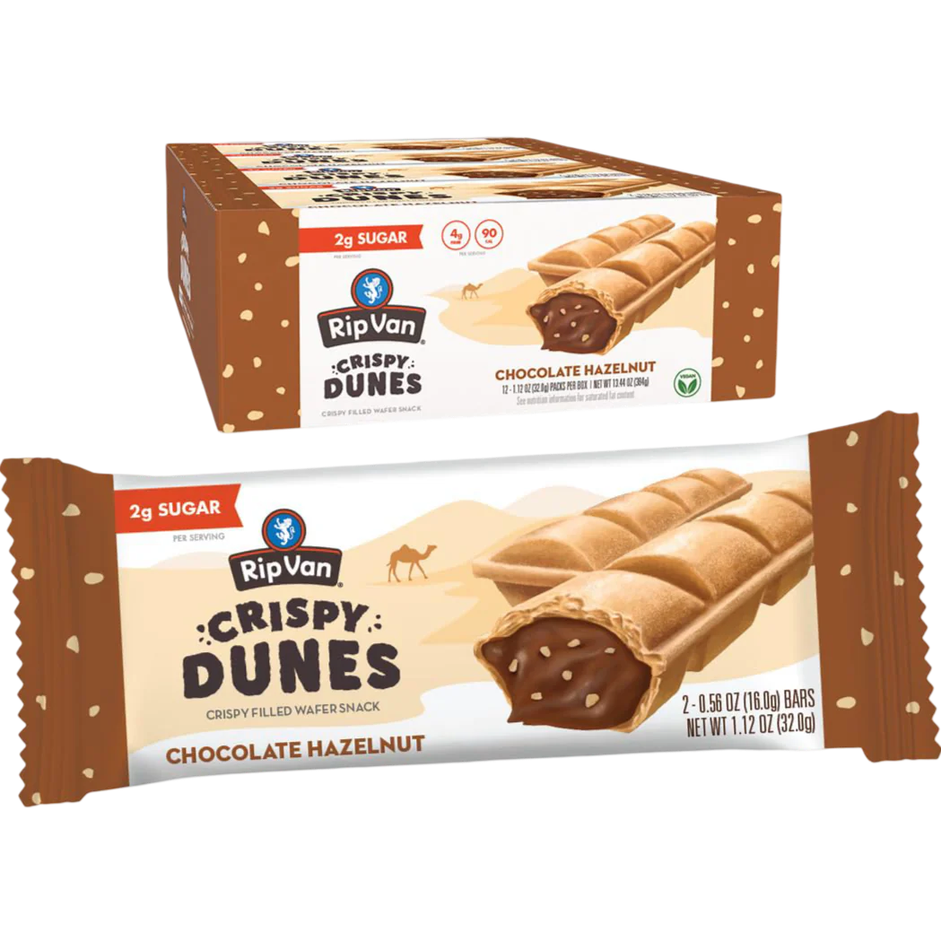 Crispy Dunes Wafer Bars - Chocolate Hazelnut (12 CT)