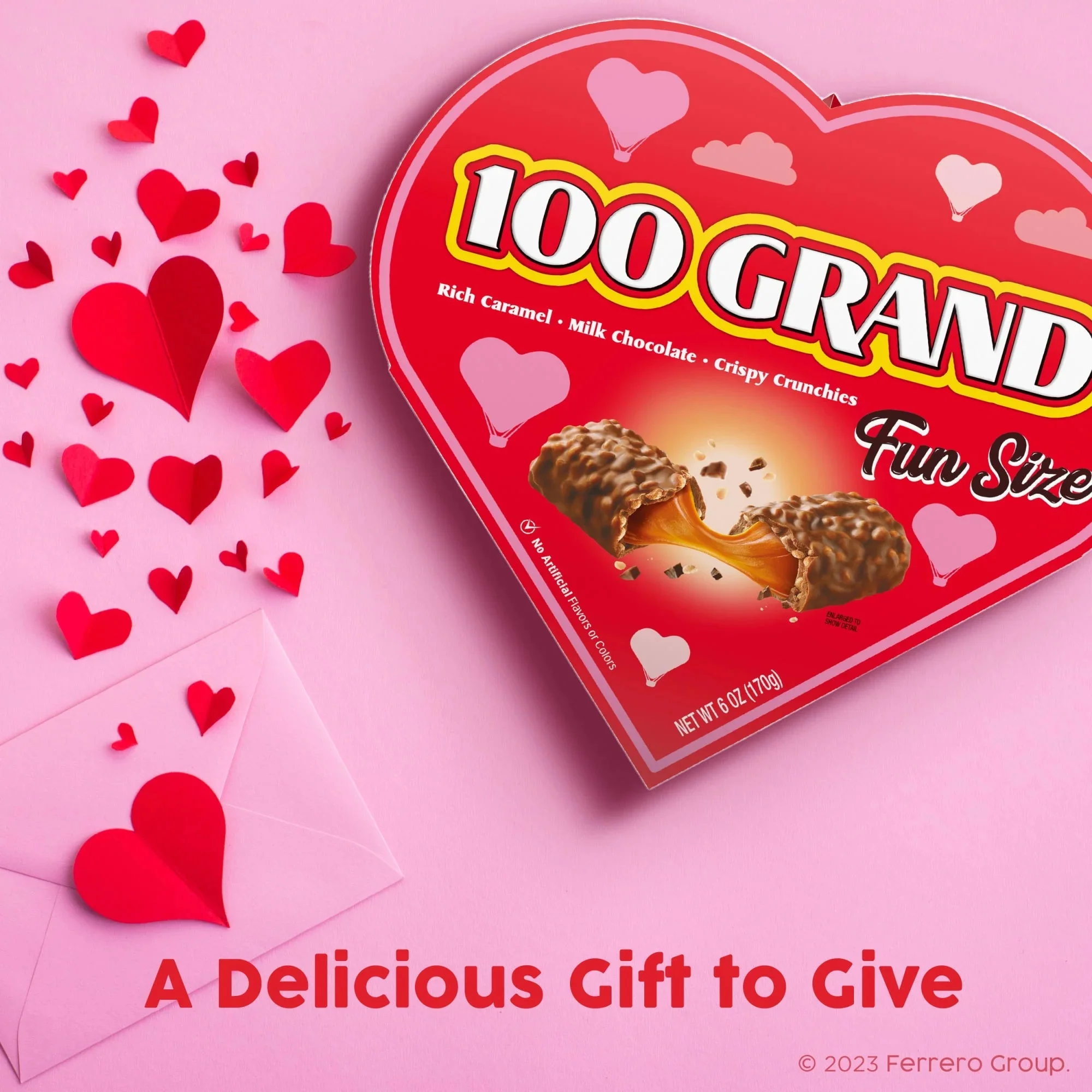 Crispy Milk Chocolate with Caramel - Heart Box - Image 2