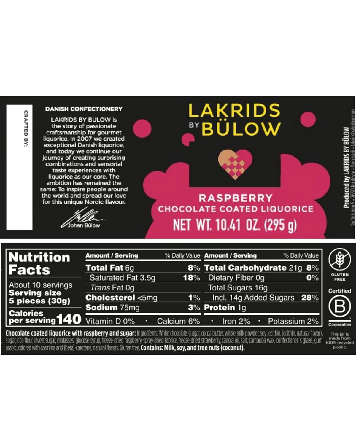 Crispy Raspberry Chocolate Coated Gourmet Licorice - Image 5