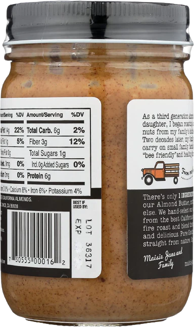 Crunchy Almond Butter - Image 2