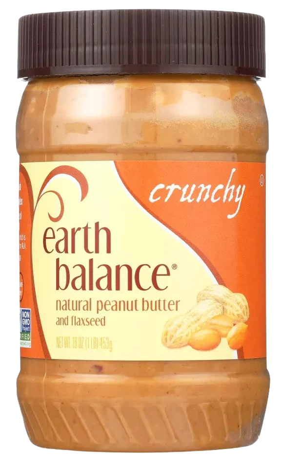 Crunchy Natural Peanut Butter & Flaxseed