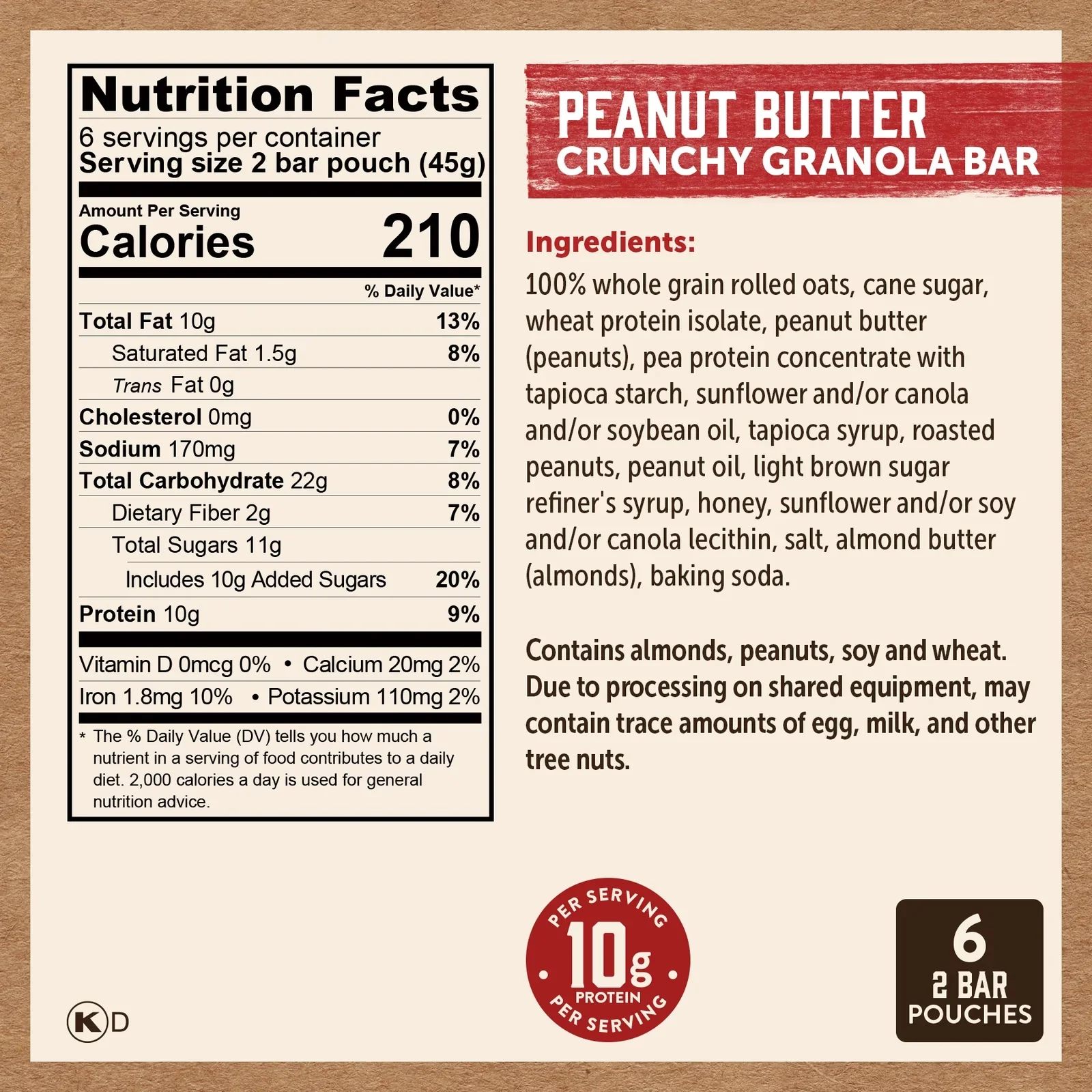 Crunchy Peanut Butter Granola Bars - Image 4