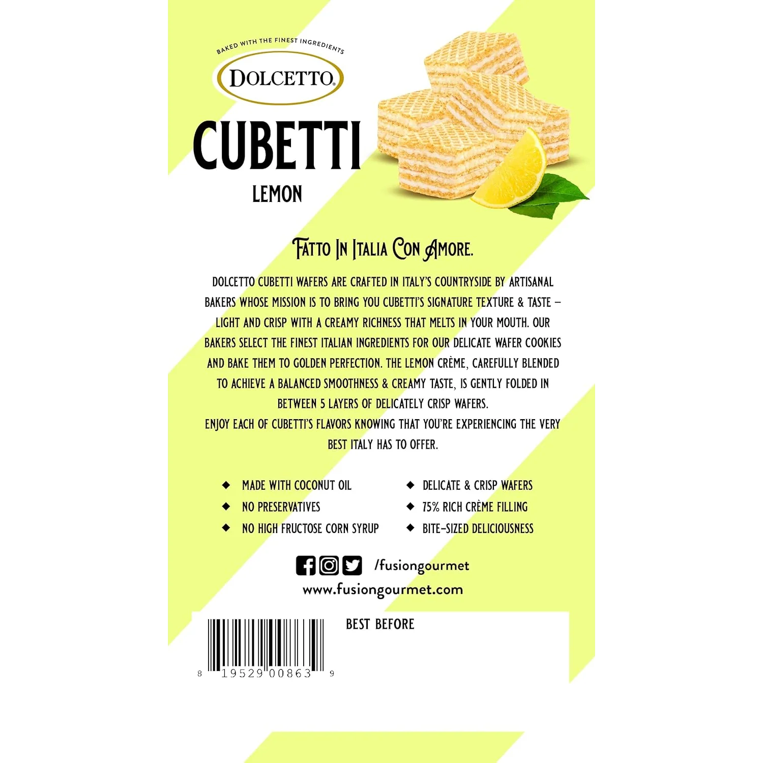Cubetti Lemon Cream Wafers - Image 4