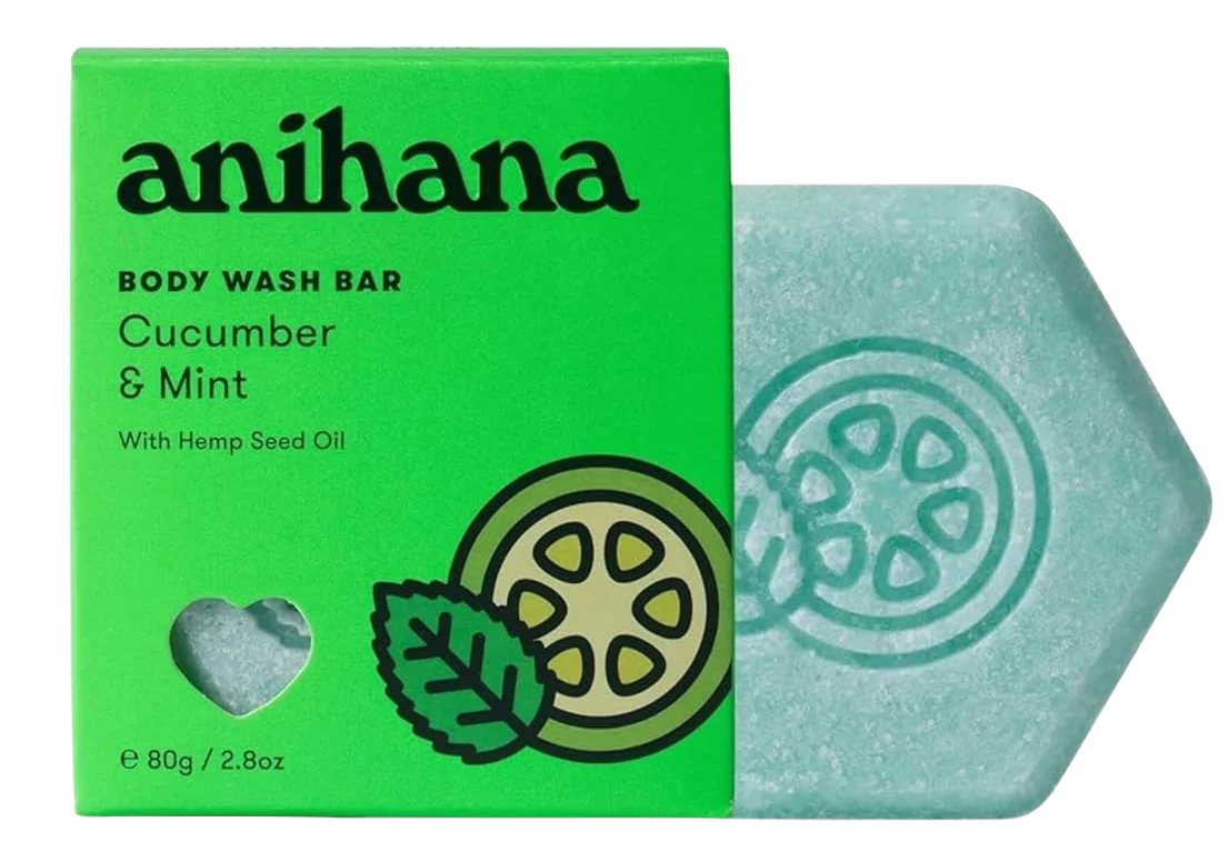Cucumber and Mint Body Wash Bar